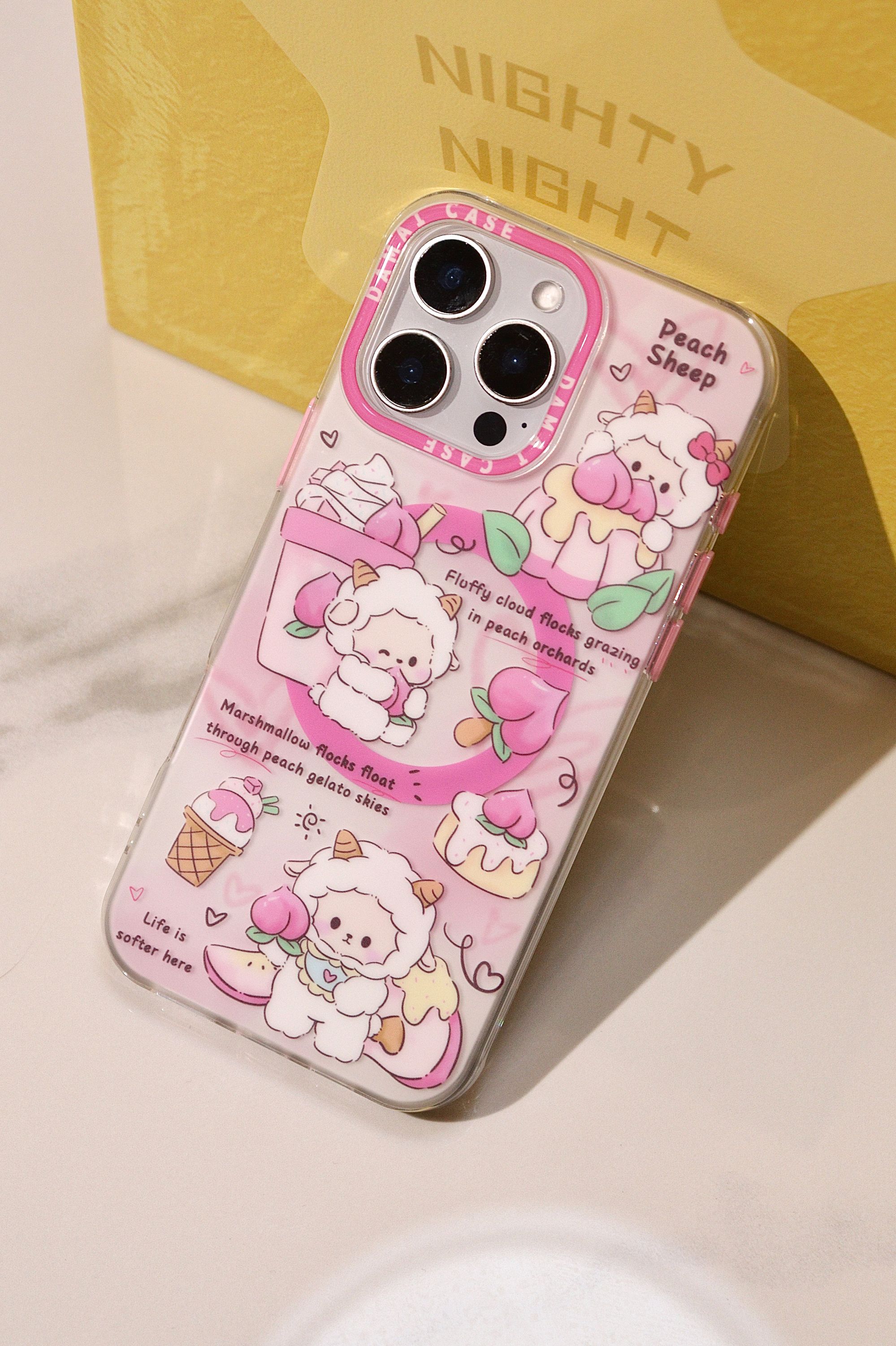 【DAMAI】原创卡通imd双层可爱风设计款保护磁吸苹果手机壳