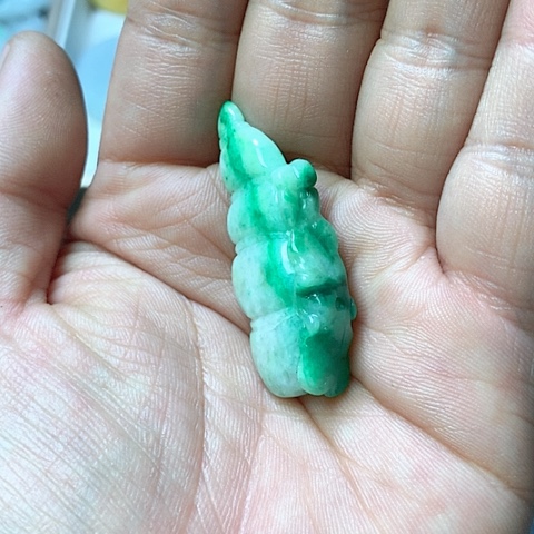 翡翠颈饰未镶嵌天然缅甸翡翠a货