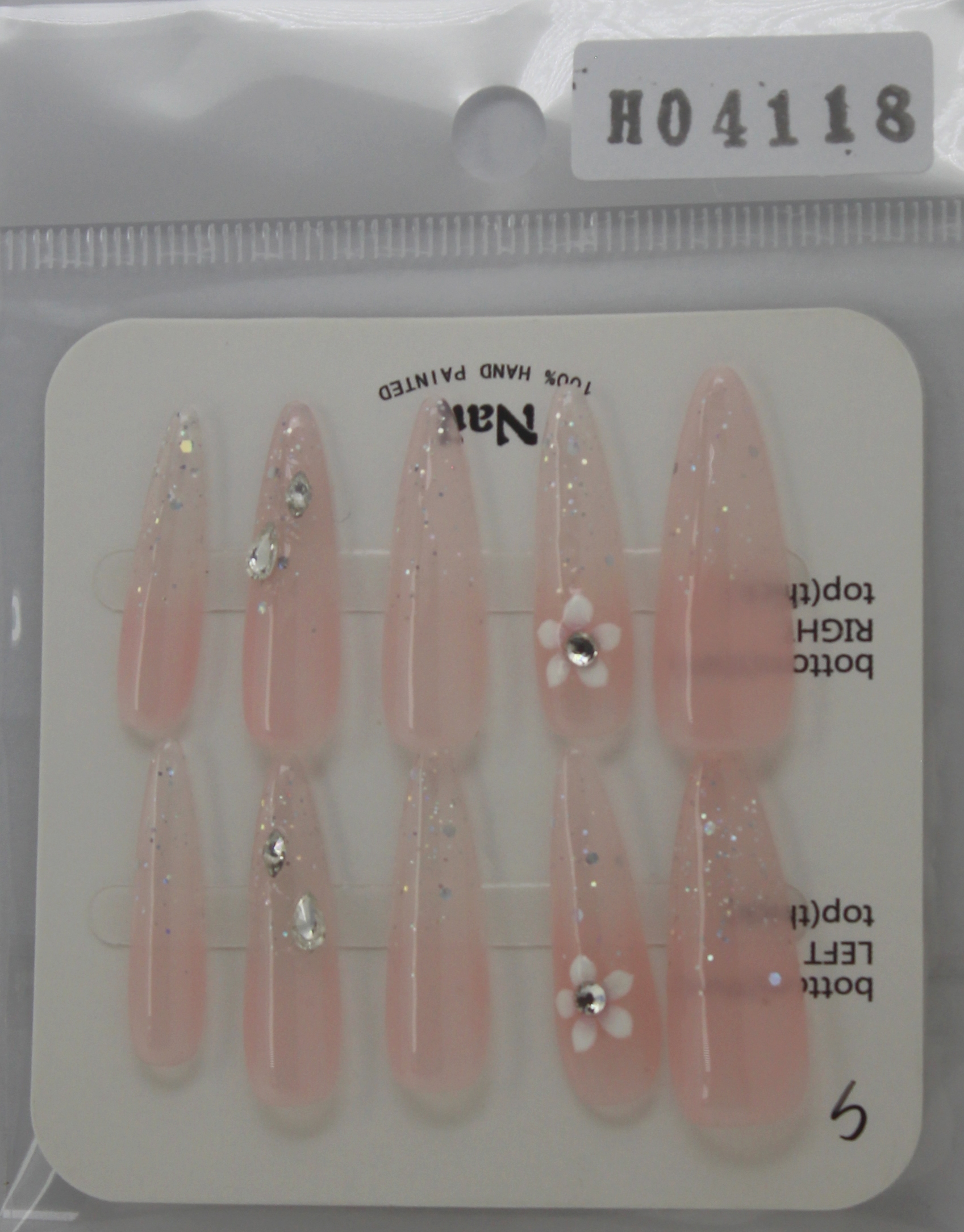 春日必备纯欲冰透仙气百合花微笑猫眼手工穿戴甲
