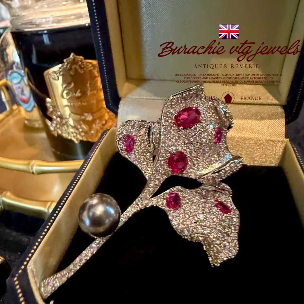 铜合金仿水晶胸针 【8604】周年珍藏英｜经典原标克拉款CrownFrett