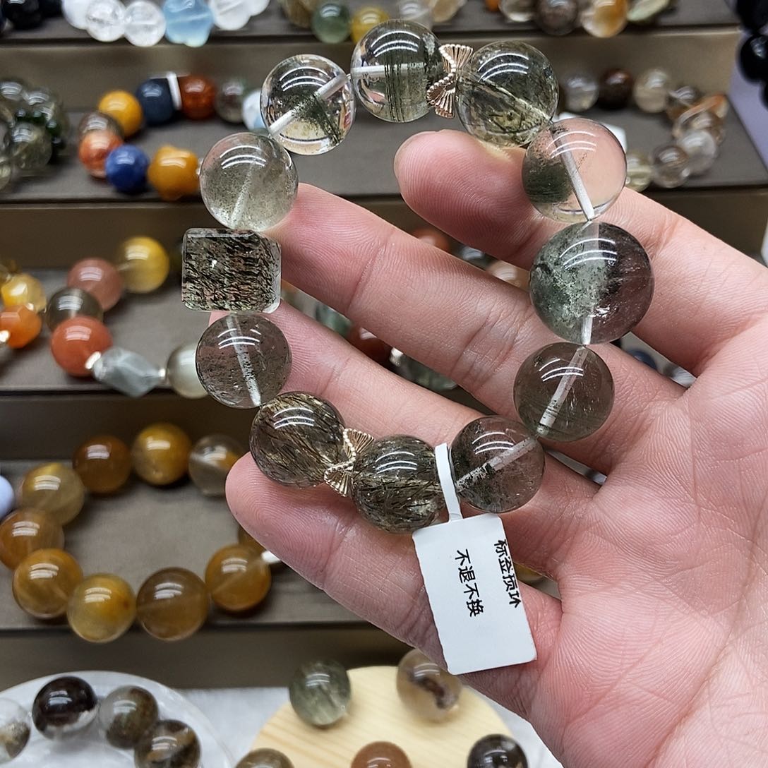 未镶嵌手链水晶菲**手串