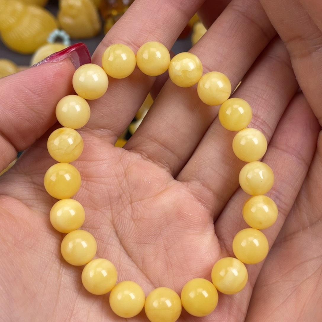 琥珀裸石未镶嵌蜜蜡