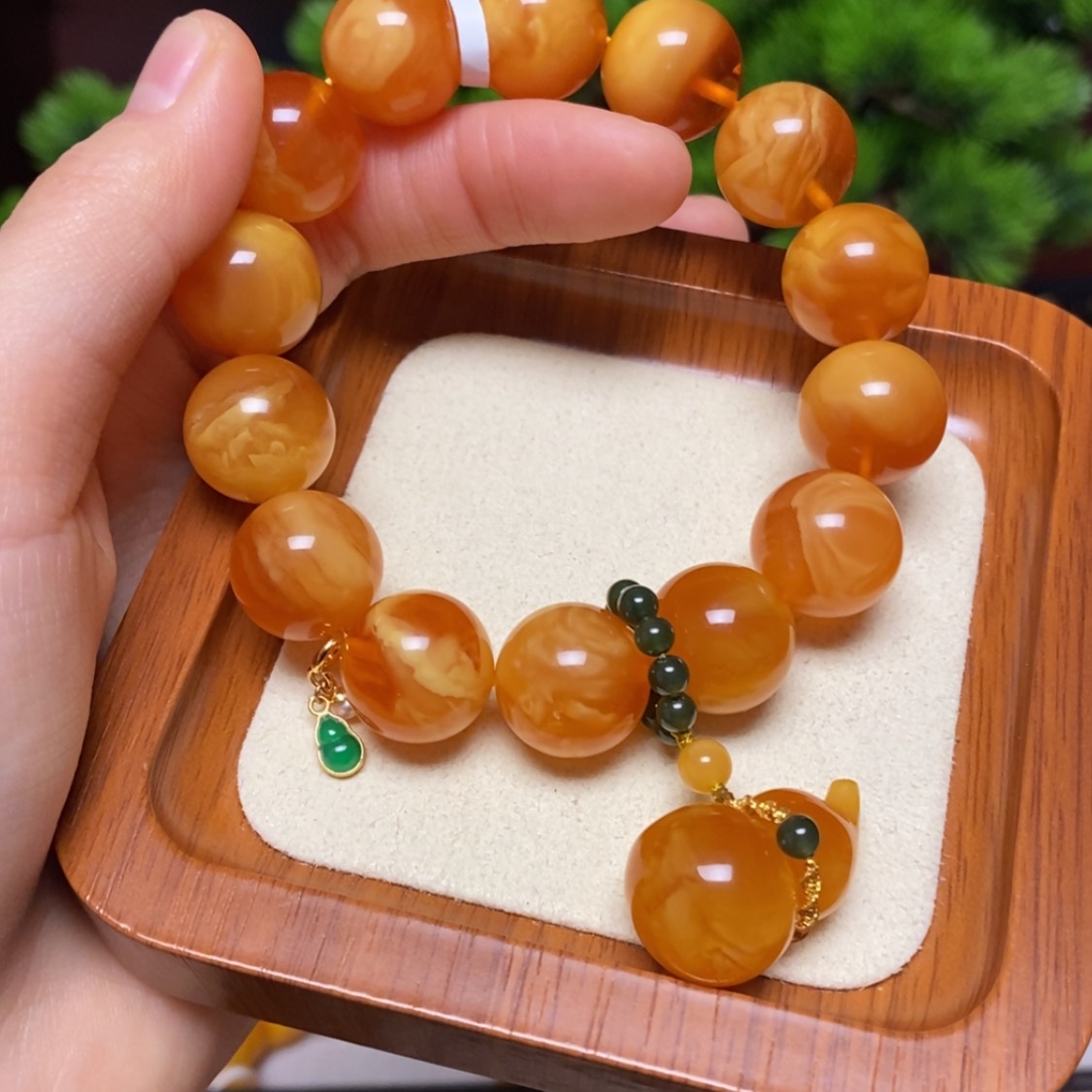 【闪购商品】手链蜜蜡未镶嵌手串
