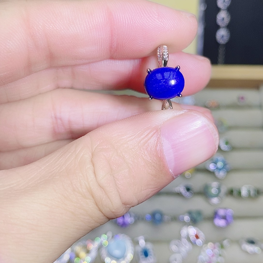 未镶嵌青金石戒指