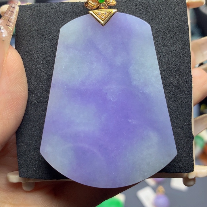 翡翠手链18K金镶嵌翡翠