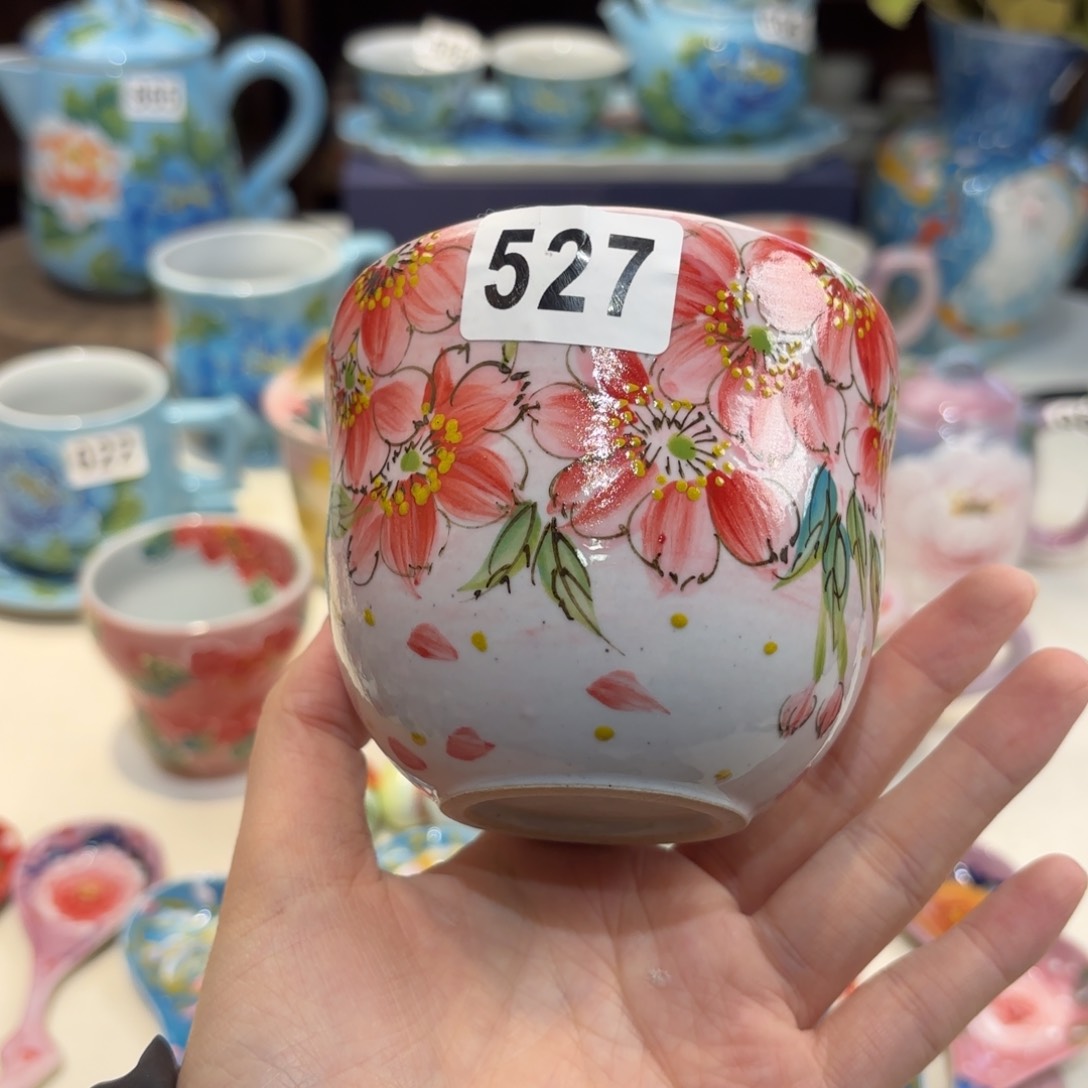 景德镇手绘高温釉下彩陶瓷茶具