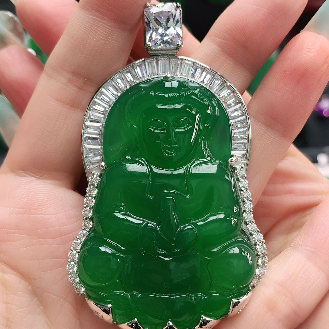 玛瑙/玉髓吊坠银S925镶嵌