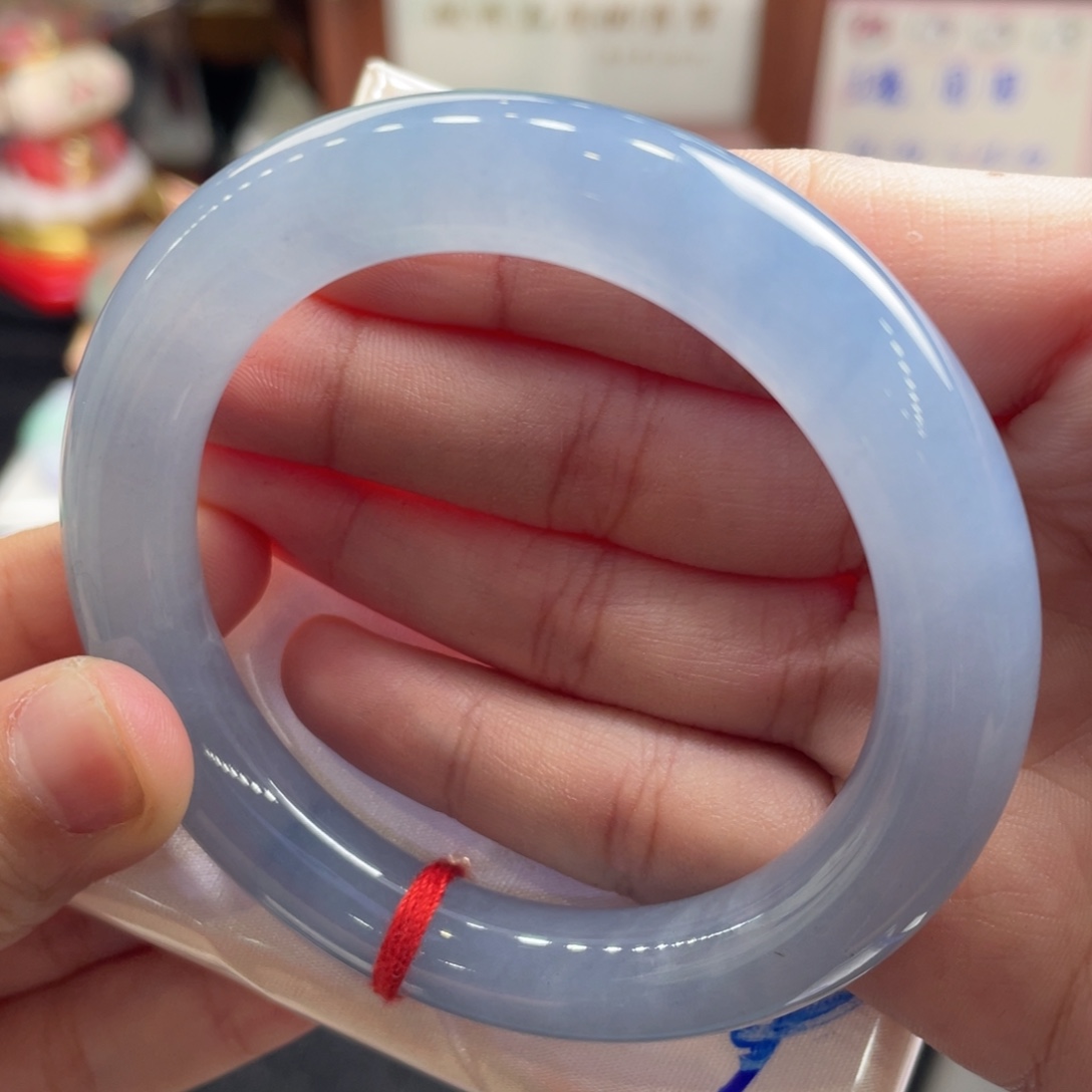 翡翠未镶嵌手镯32号