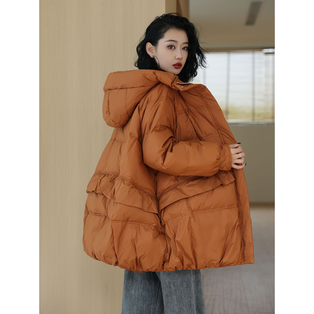 3366新款2025冬季时尚连帽休闲百搭羽绒服