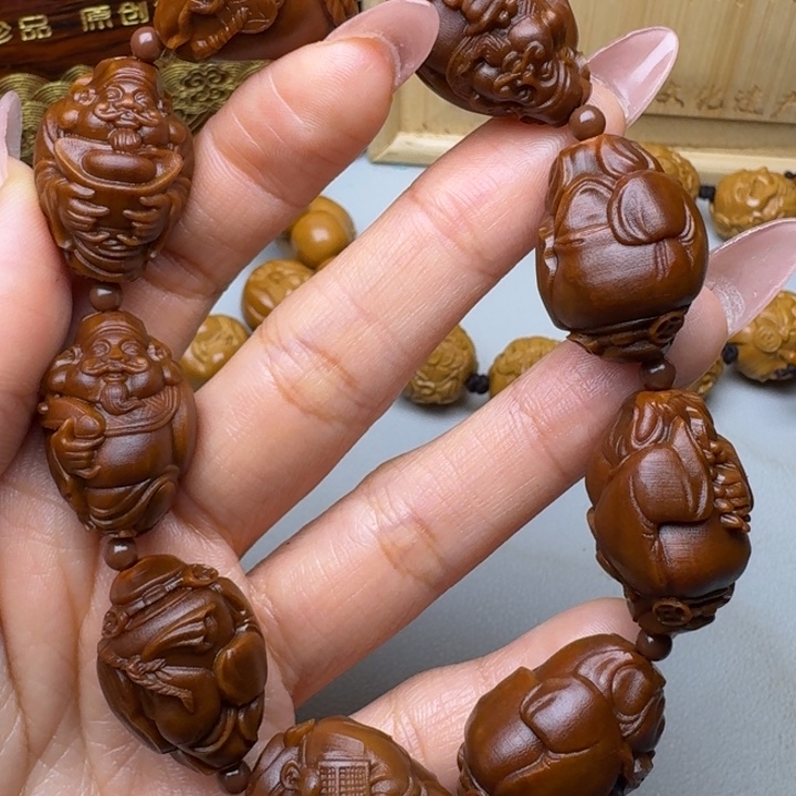 橄榄核手串/手链财神