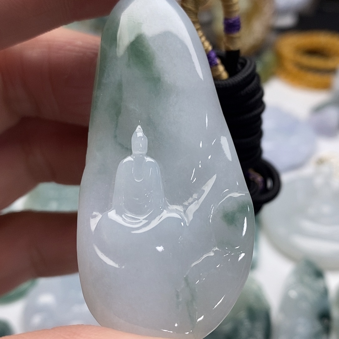 翡翠未镶嵌颈饰12345678