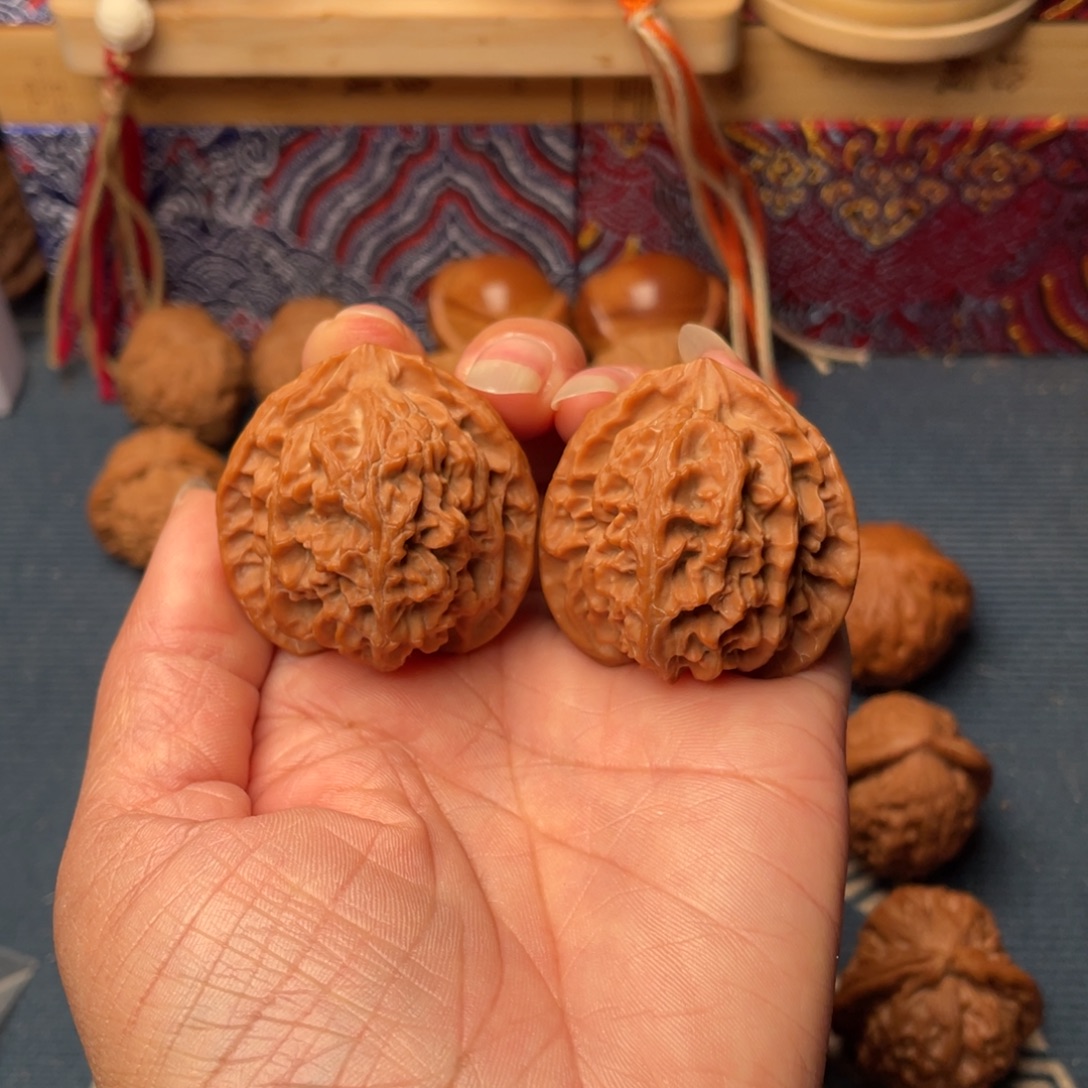 把件文玩核桃40苹果园