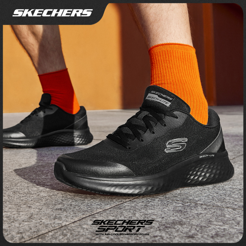 【轻奇跑鞋】斯凯奇男鞋蛇年新款撞色渐变休闲轻便透气运动鞋894220