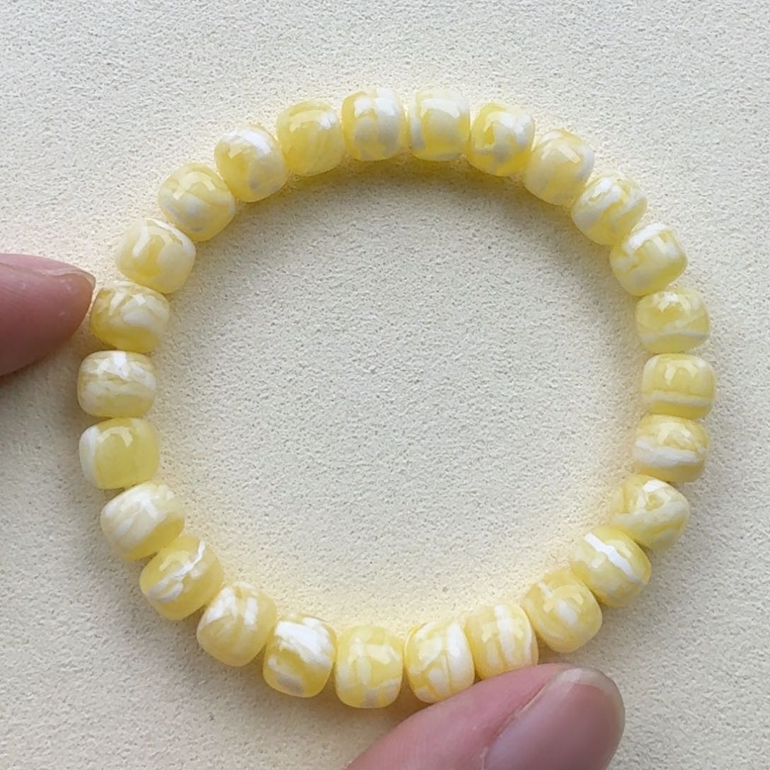 琥珀手链未镶嵌多****饭