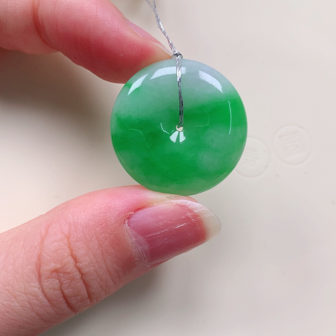 颈饰未镶嵌翡翠天然翡翠