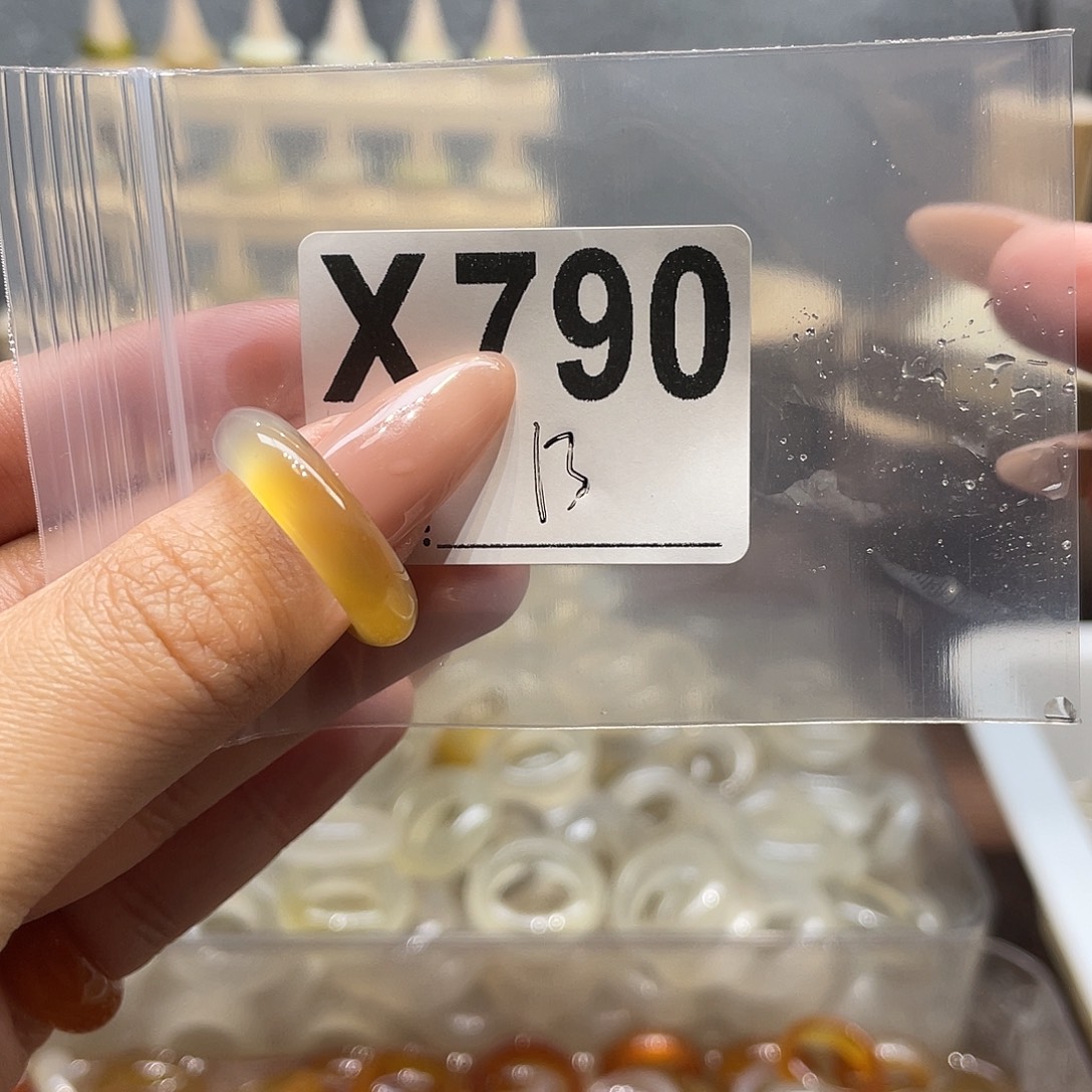 玛瑙/玉髓未镶嵌戒指790