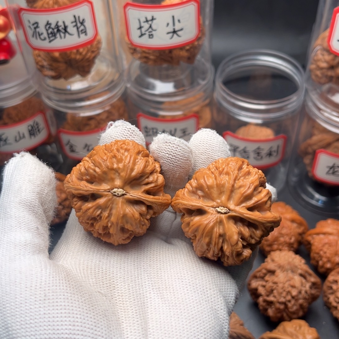 忘***记把件文玩核桃44全品球筋