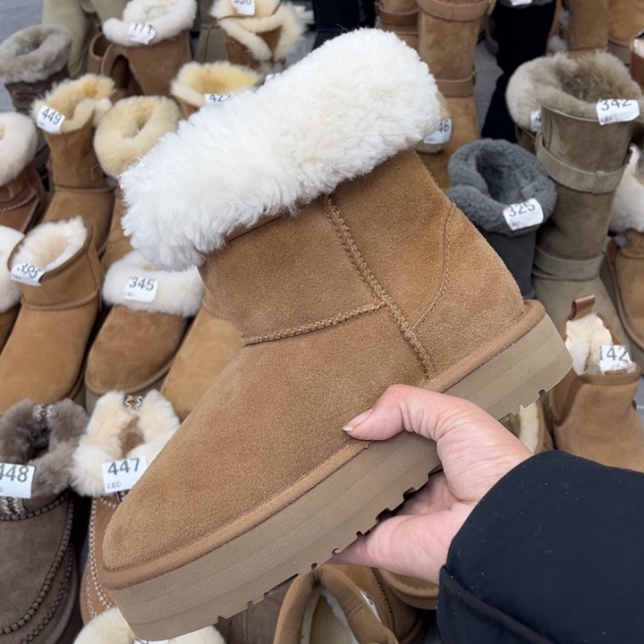 栗色厚底平口35码m