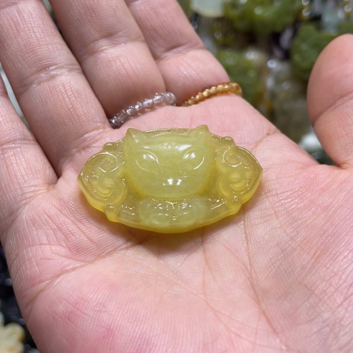 【闪购商品】岫玉颈饰未镶嵌80吊坠