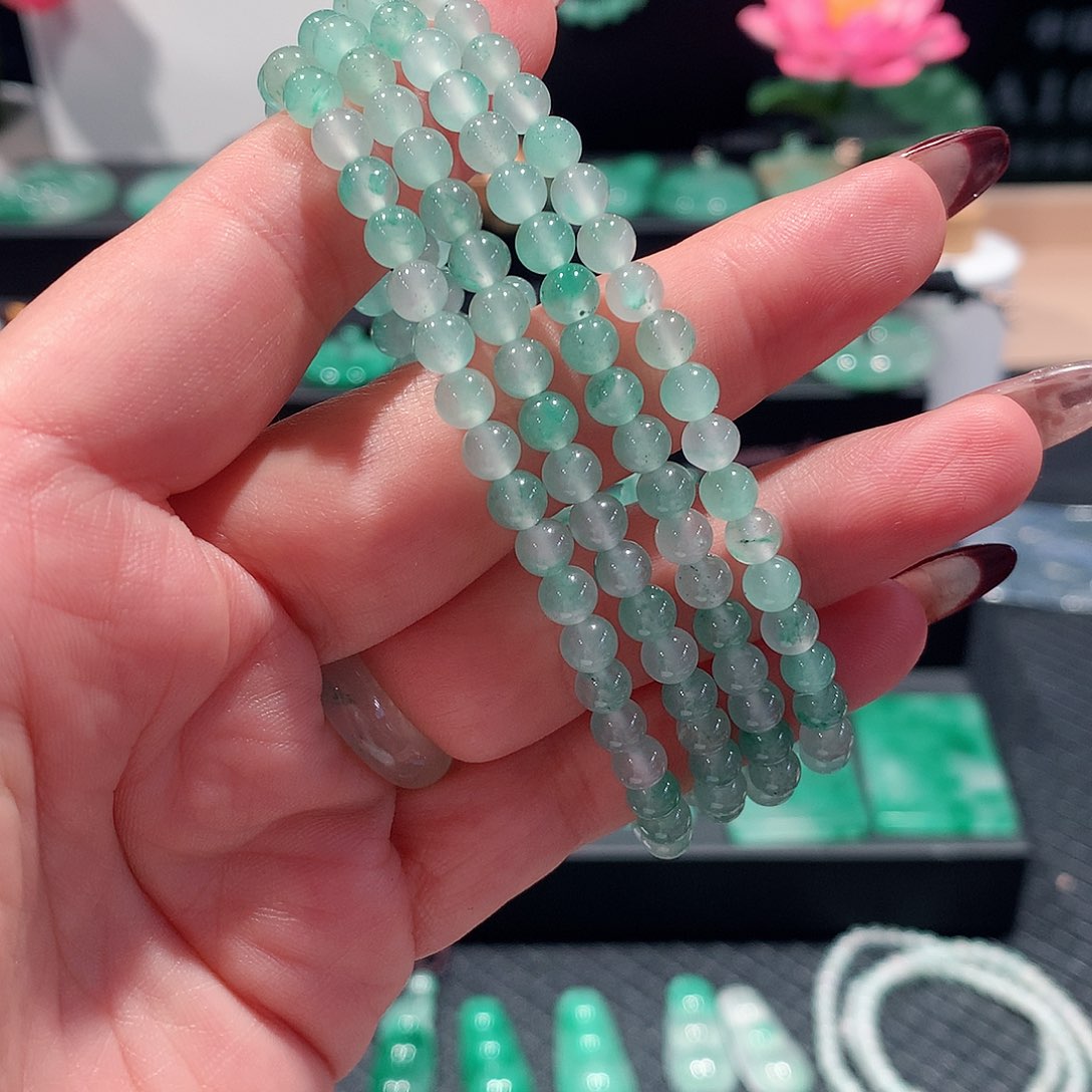 石英质玉未镶嵌项链