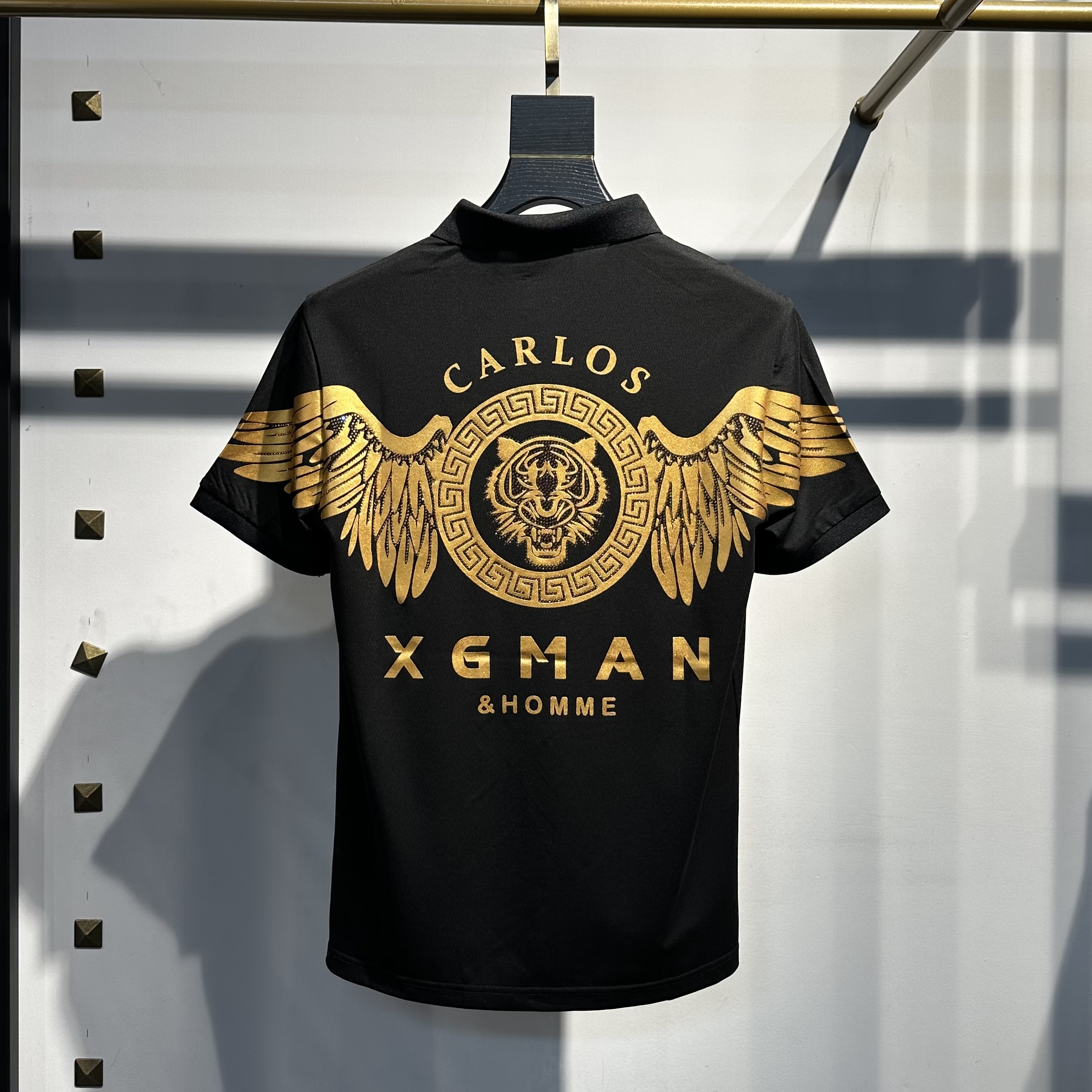 BX （飞虎腾达）翻领艺鎏金polo衫（55206）-H3
