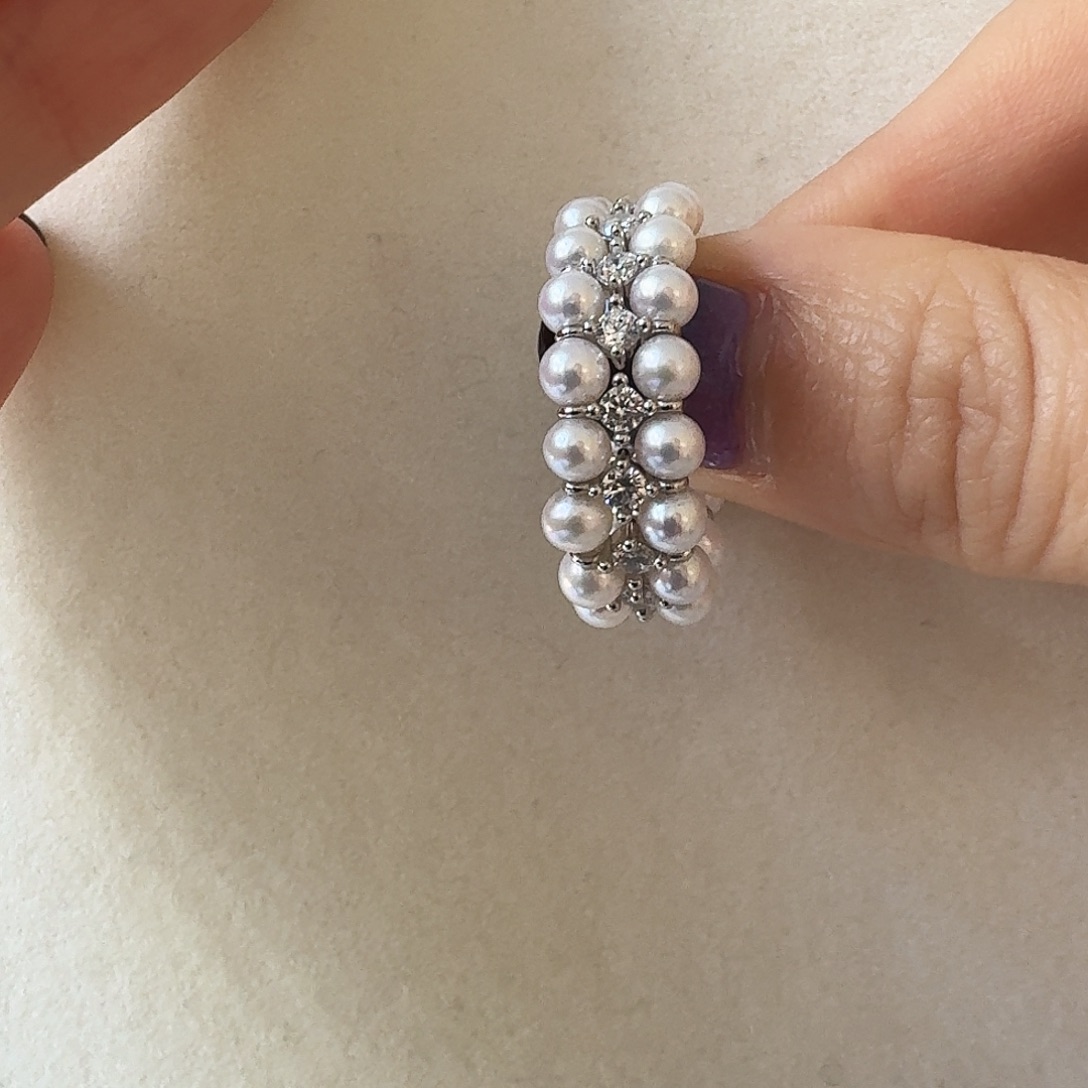 戒指未镶嵌淡水珍珠