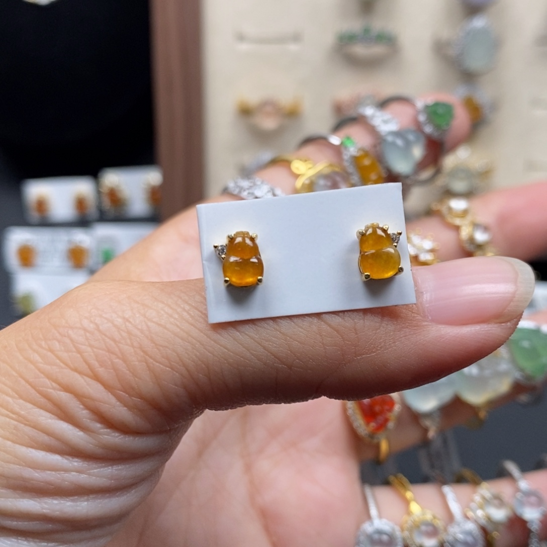 翡翠银S925镶嵌戒指