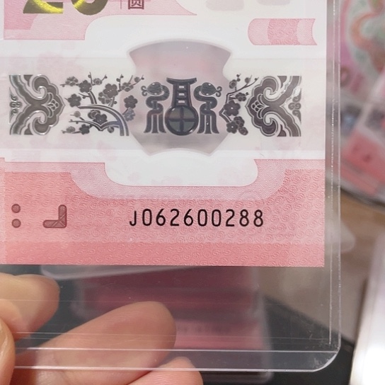 塑料2025年蛇年纪念钞靓号