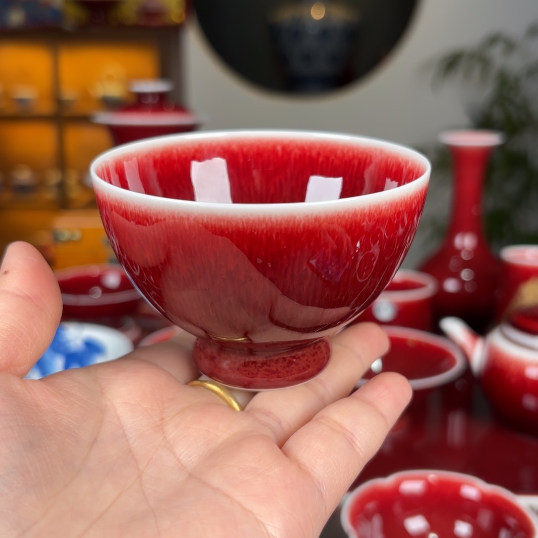 杯子景德镇高温原矿釉