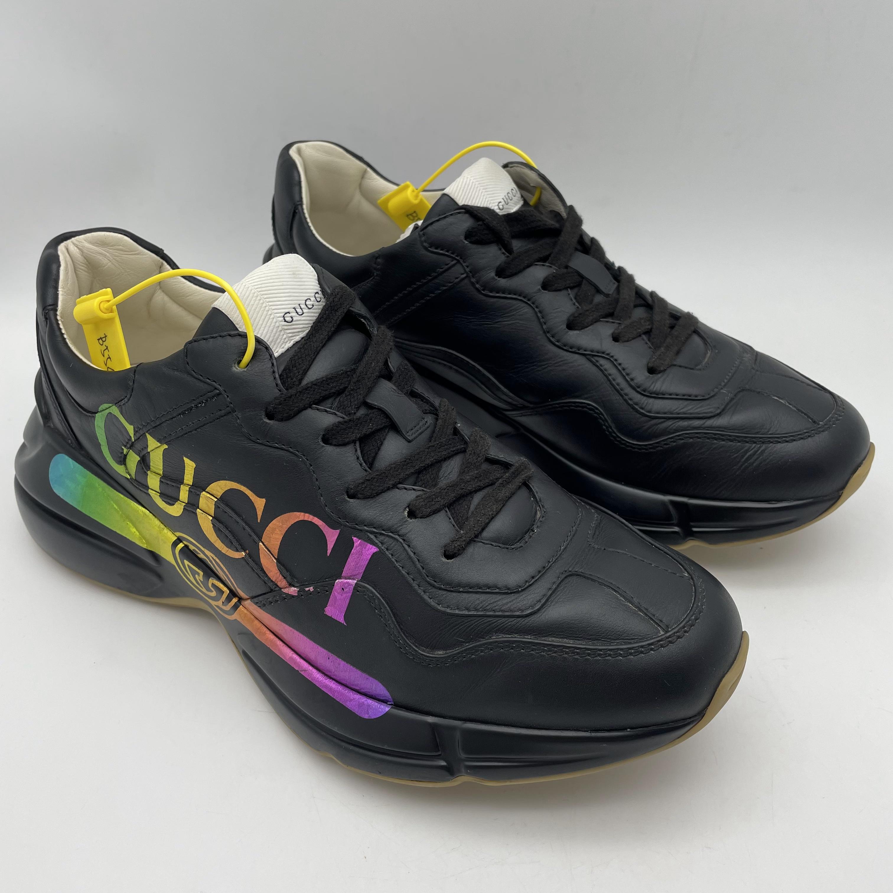 95新 GUCCI/古驰  二手男士 复古腰带老爹鞋 舒适时尚/40欧码
