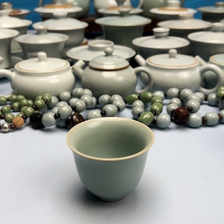 杯仿古铃铛杯原矿原釉原产地