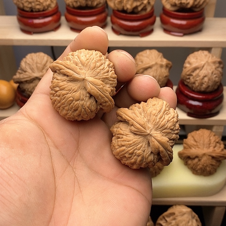 文玩核桃吊坠41福利球白全品