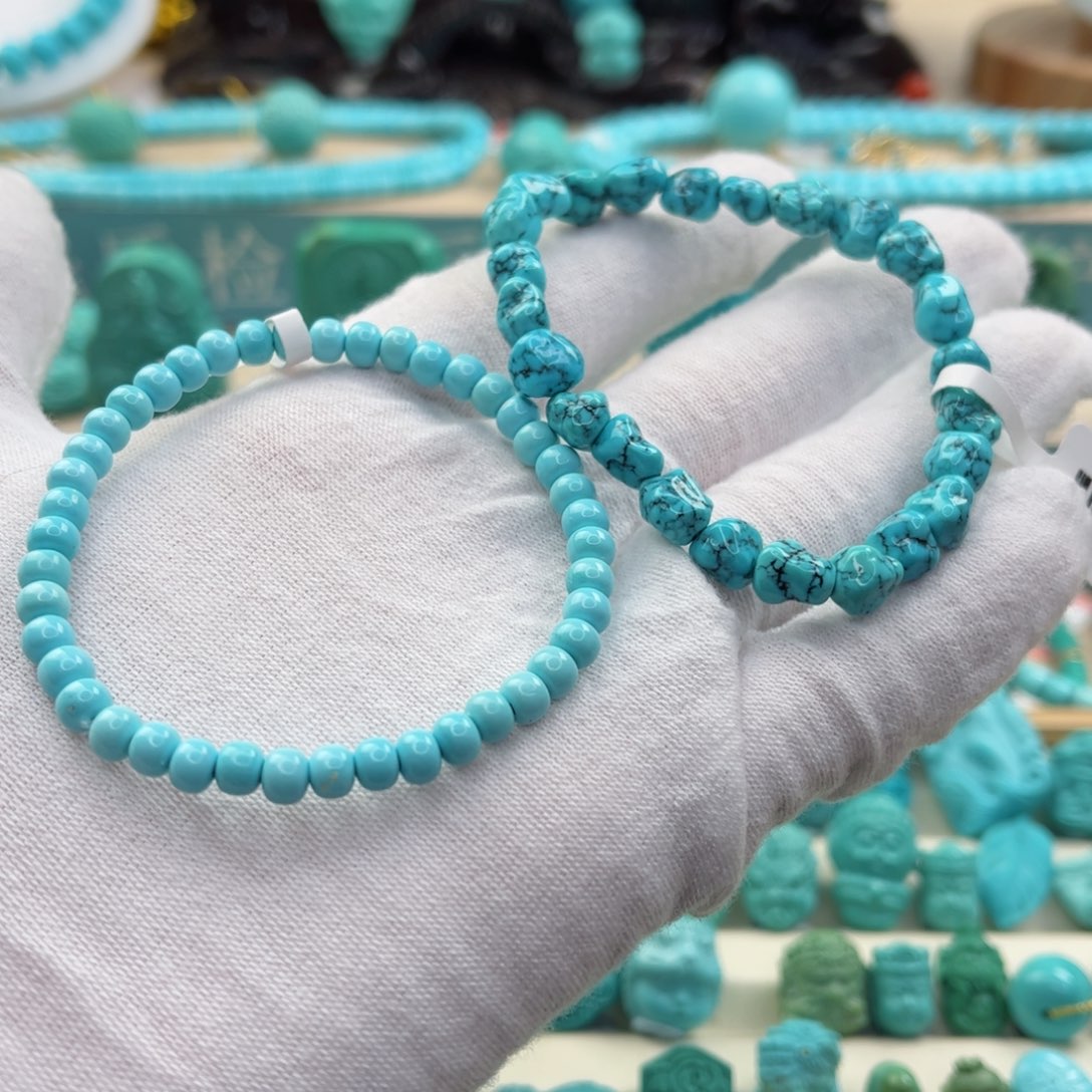 绿松石配饰未镶嵌南*