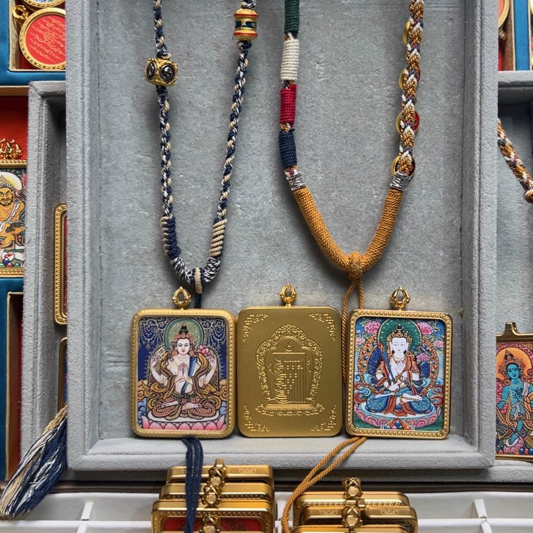 吊坠里*单面铜壳四臂➕单面铜壳虚空唐卡