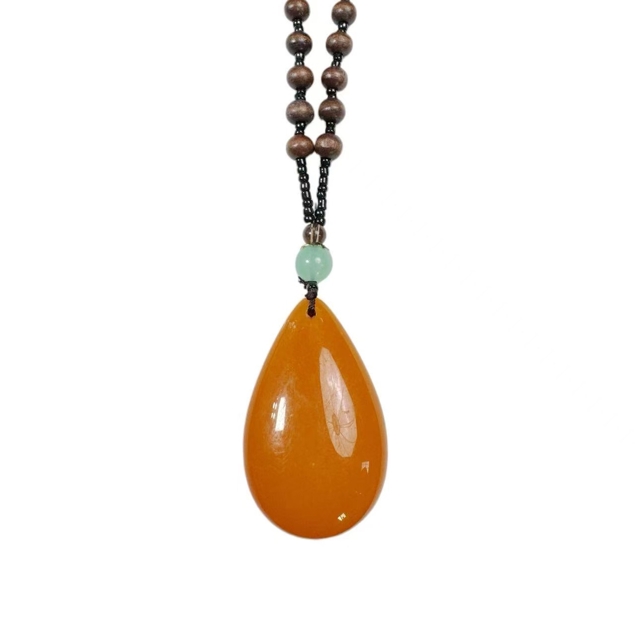 ·时尚民族风 黄水滴长款 挂坠项链 A51-DCC-2A