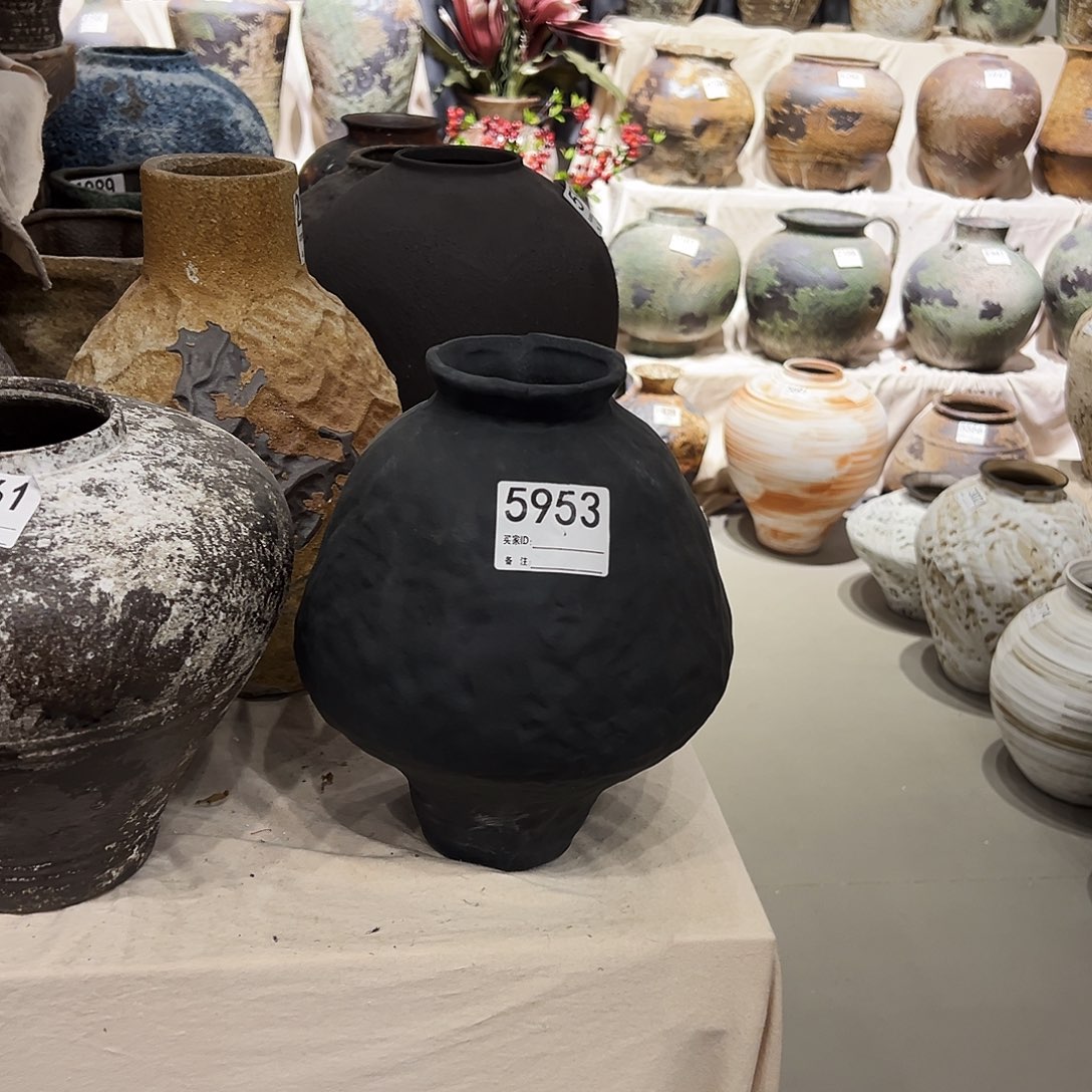 瓶5953高25口6.5陶瓷花瓶无孔