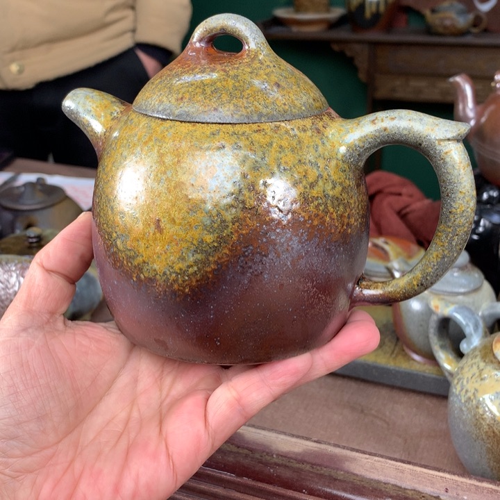 紫砂柴烧纯自然柴烧