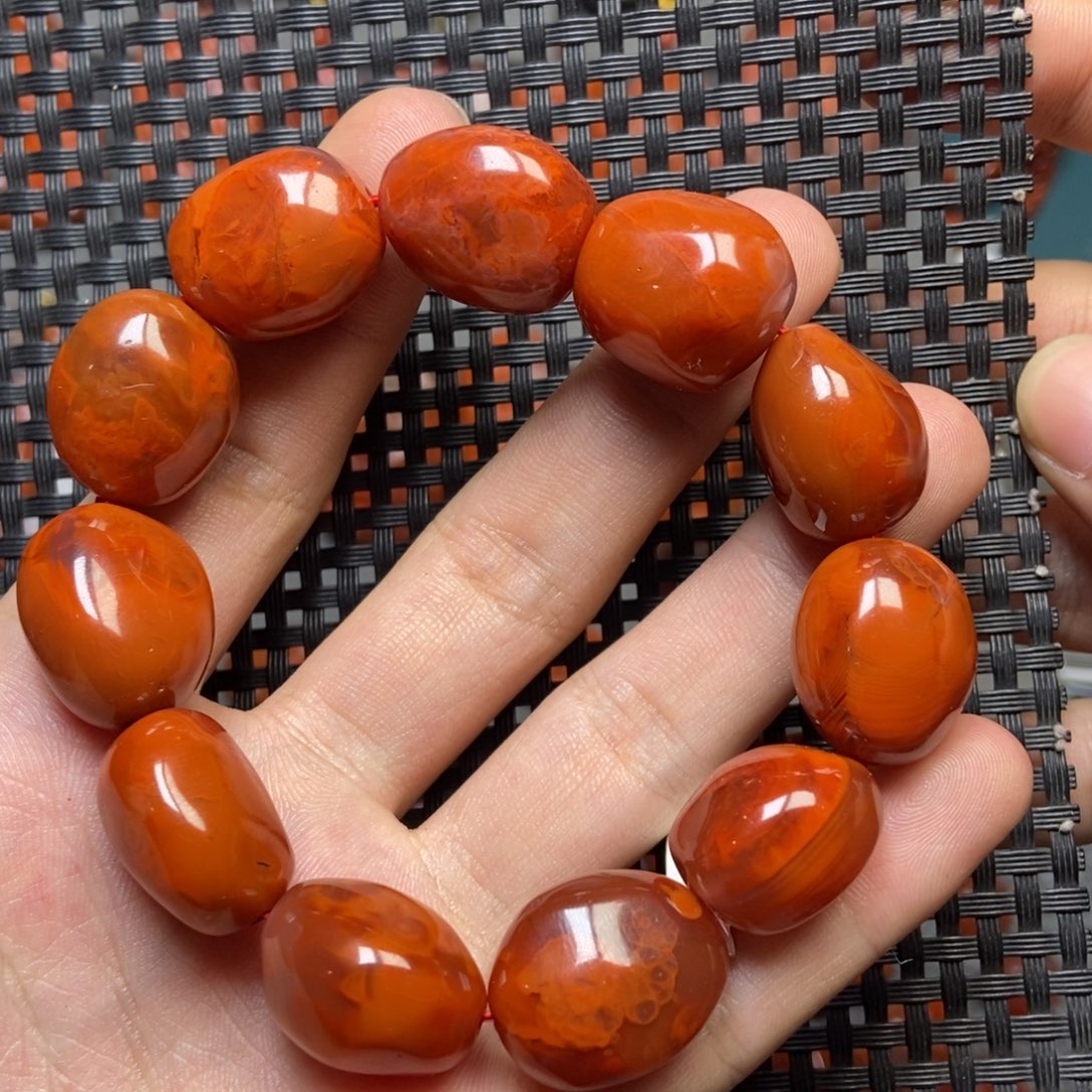 南红玛瑙未镶嵌吊坠(不含链)16mm~17mm