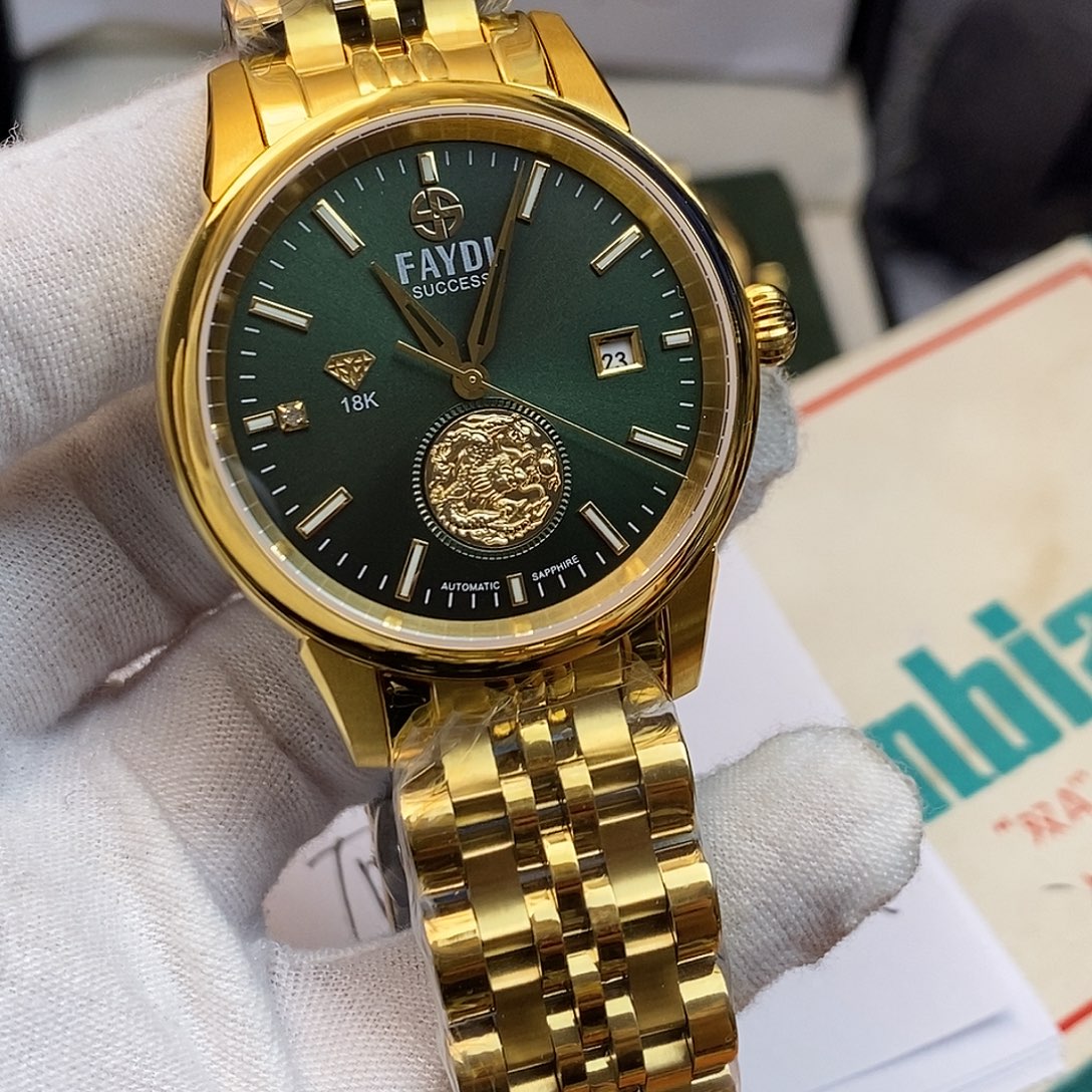 钢镀金机械机芯350米