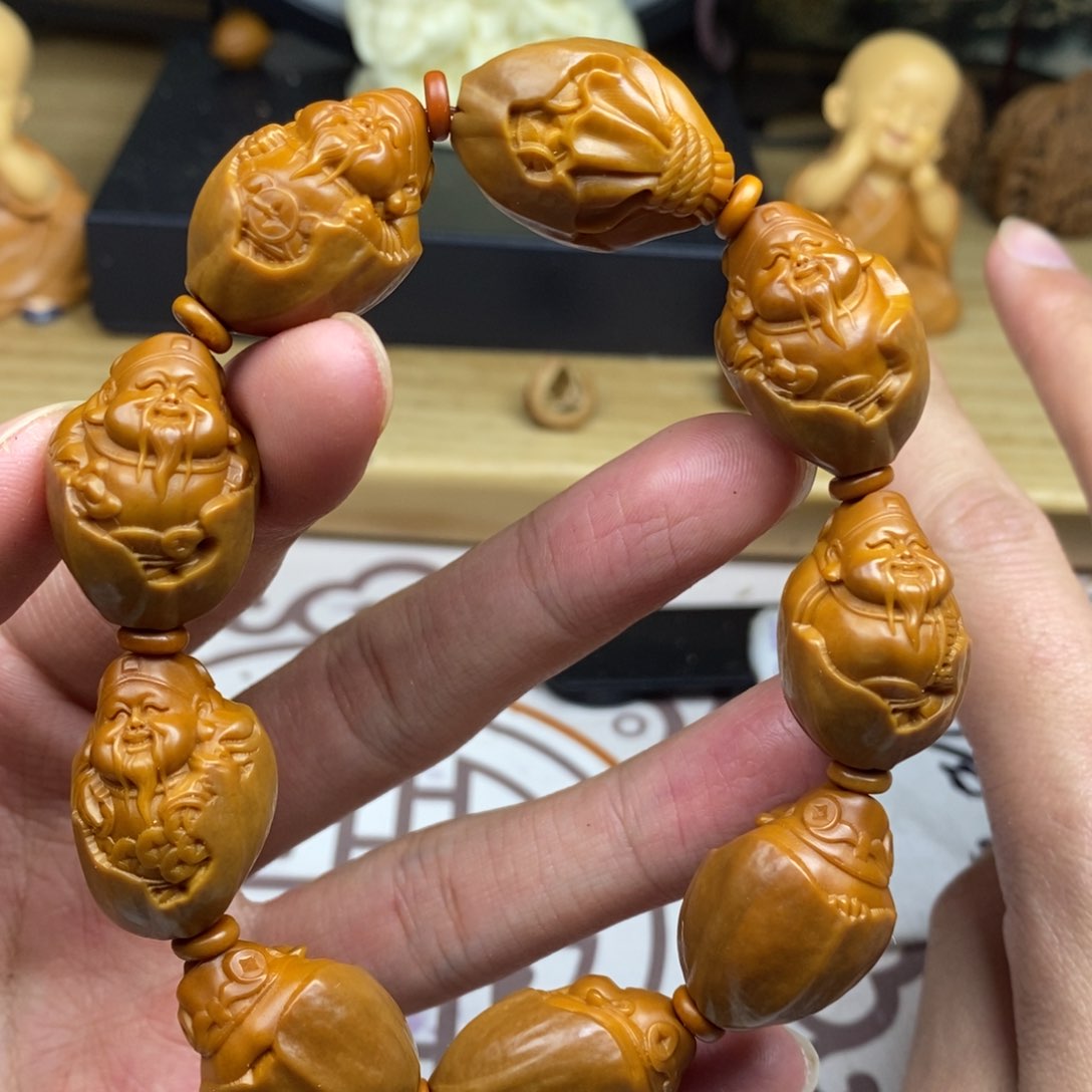 橄榄核手串/手链橄榄核雕工艺手串