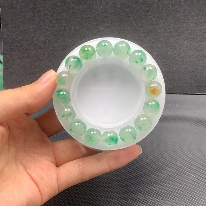 石英质玉未镶嵌手串卡12mm