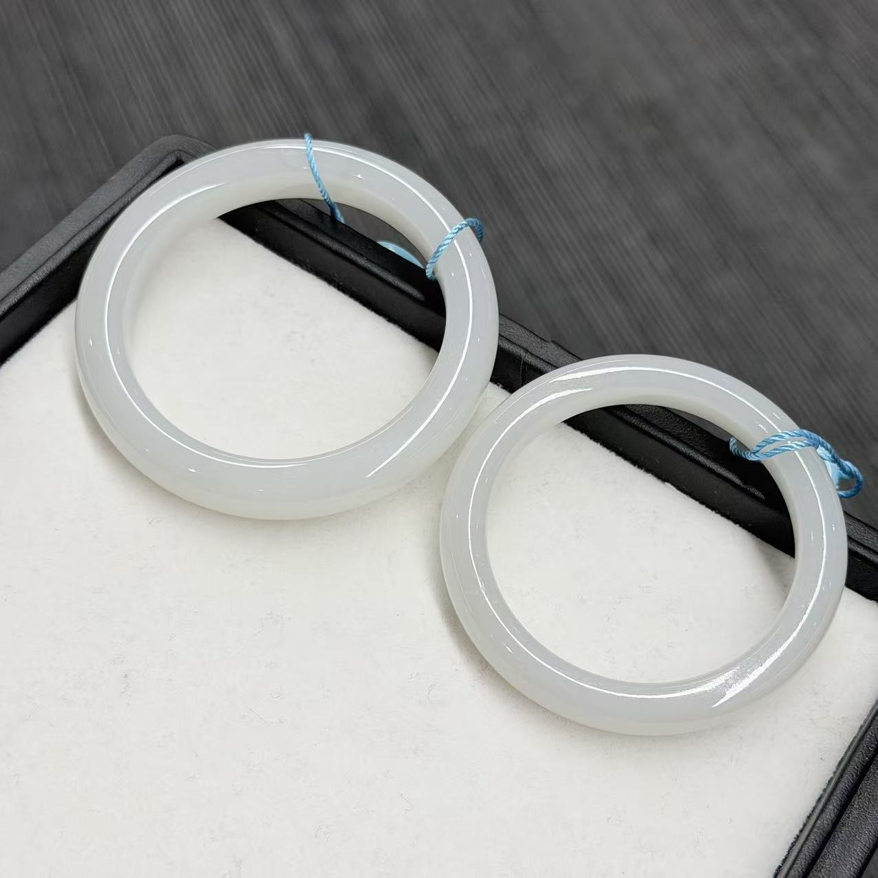 【睿泽赏宝】和田玉手镯多样性发一/有瑕（51-61#）KZ0050127