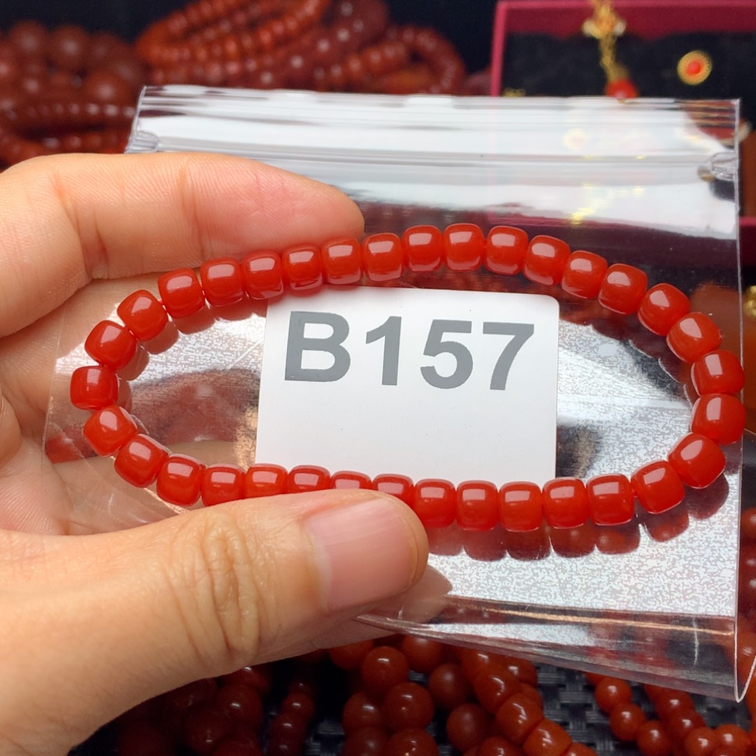 渔***夫南红玛瑙未镶嵌手链