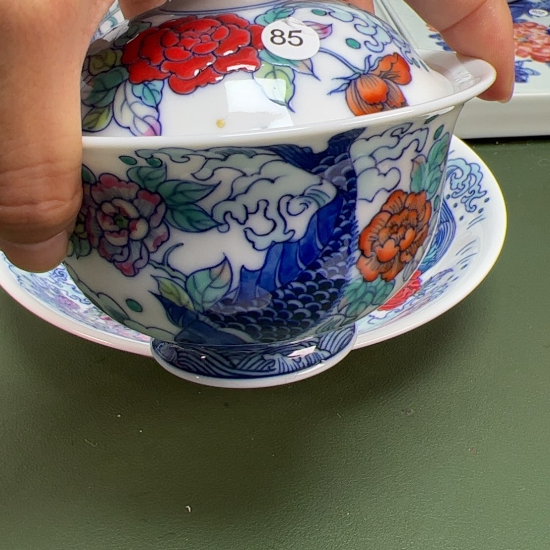 杯景德镇纯手绘茶具85