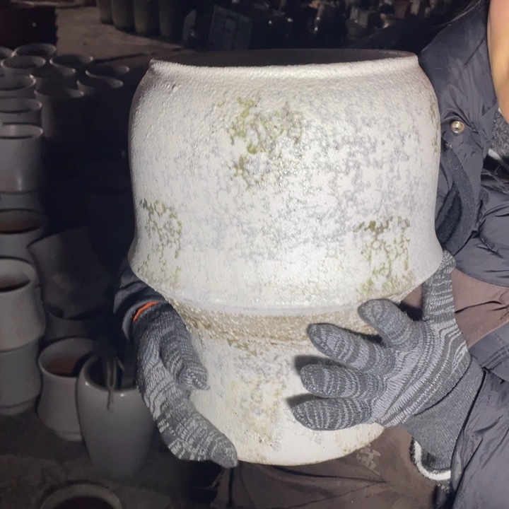 紫砂花盆口20高32正品正品