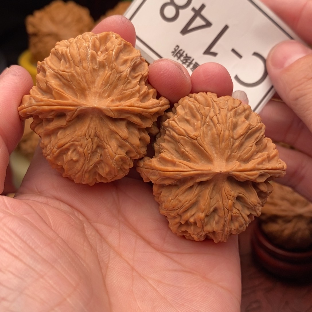 文玩核桃把件苹果44