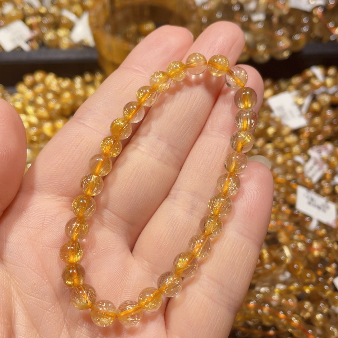 水晶手链未镶嵌天然水晶手链