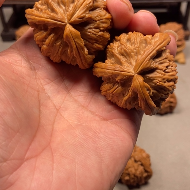 歡***把件文玩核桃46拼接