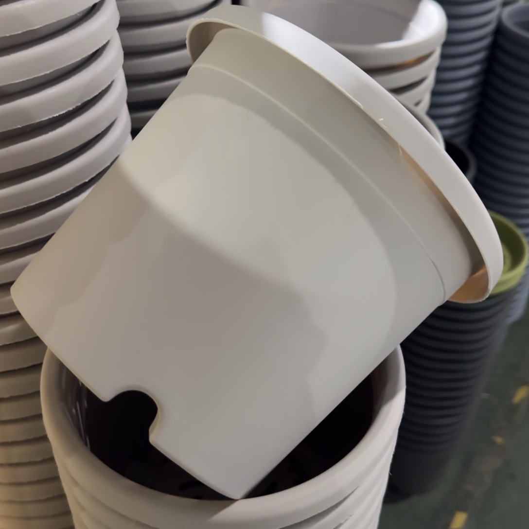 树脂四季3#无拖灰白6个