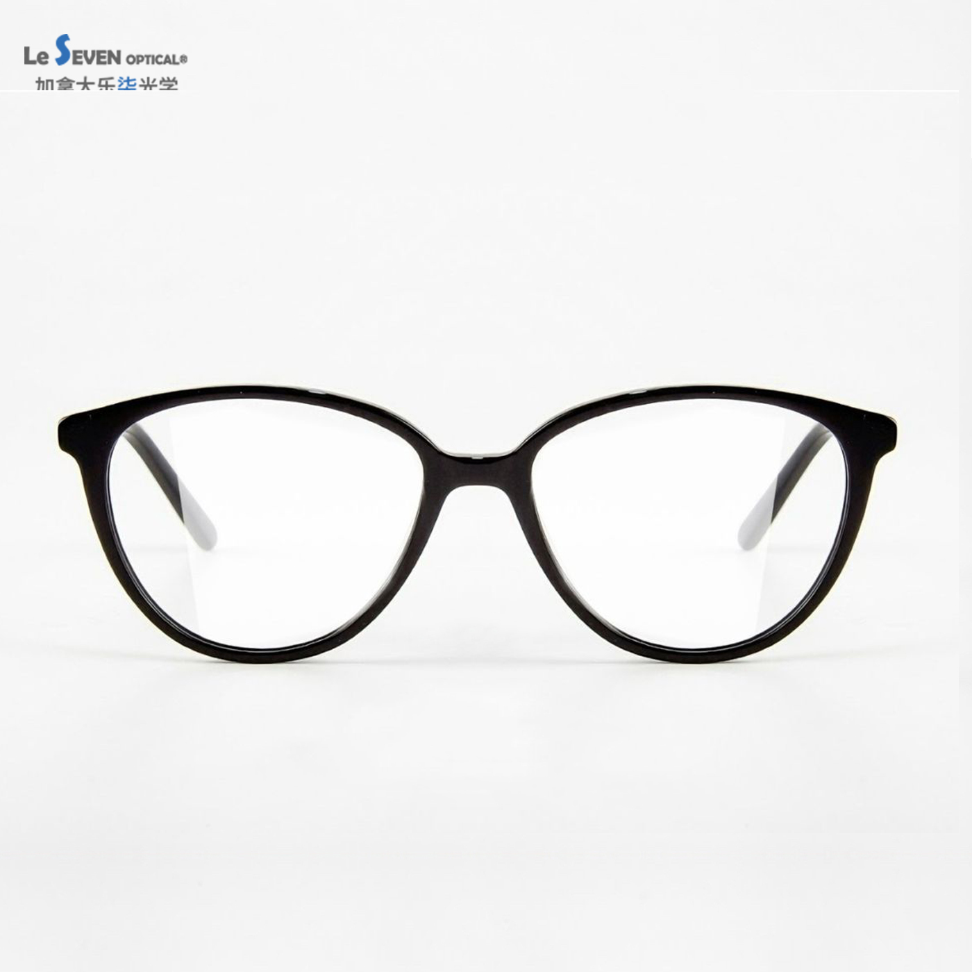 LeSeven猫眼眼镜女板材防蓝光防紫外线潮流可配度数素颜镜Sienna
